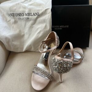 Antonio Melani Pink Sparkling Heels